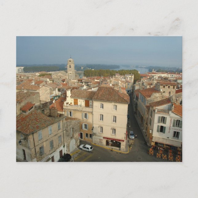 Frankreich, Arles, Provence, Stadtansicht aus Postkarte (Vorderseite)