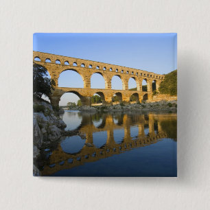 Frankreich, Avignon. Der Pont du Gard römisches A Button