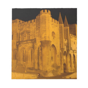 Frankreich, Avignon, Provence, Papstpalast in der  Notizblock