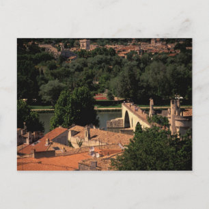 Frankreich, Avignon, Provence. Pont St., Benezet. Postkarte
