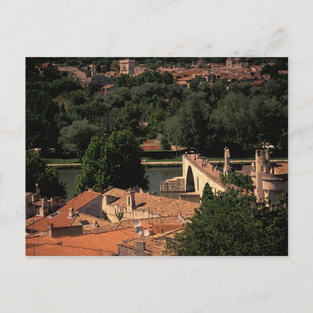 Frankreich, Avignon, Provence. Pont St., Benezet. Postkarte (Vorderseite)