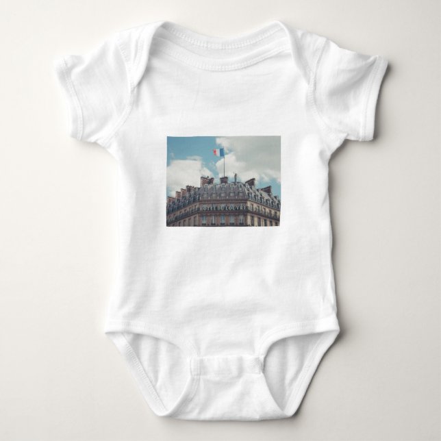 Frankreich Baby Strampler (Vorderseite)