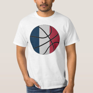 Frankreich-Basketball-T - Shirt