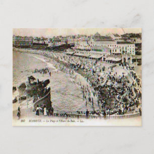 Frankreich, Biarritz, La plage Postkarte
