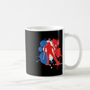 Frankreich - Biathlonist für die Flagge Frankreich Kaffeetasse