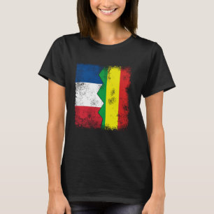 Frankreich Bolivien Flaggen Halb Bolivianische Fra T-Shirt