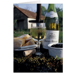 Frankreich, Burgund, Chablis. Lokaler Wein und