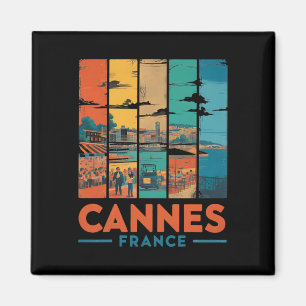 Frankreich Cannes Französische Riviera Strände Vin Magnet