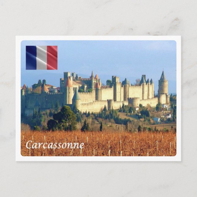 Frankreich - Carcassonne - Postkarte (Vorderseite)