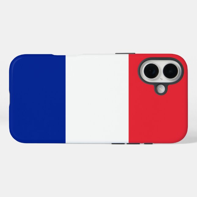 Frankreich Case-Mate iPhone Hülle (Rückseite (Horizontal))