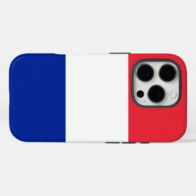 Frankreich Case-Mate iPhone Hülle (Rückseite (Horizontal))