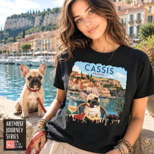 FRANKREICH • Cassis Französische Bulldogge T-Shirt