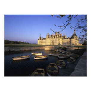 Frankreich, Centre, Loir et Cher, Chateau Chambord Fotodruck