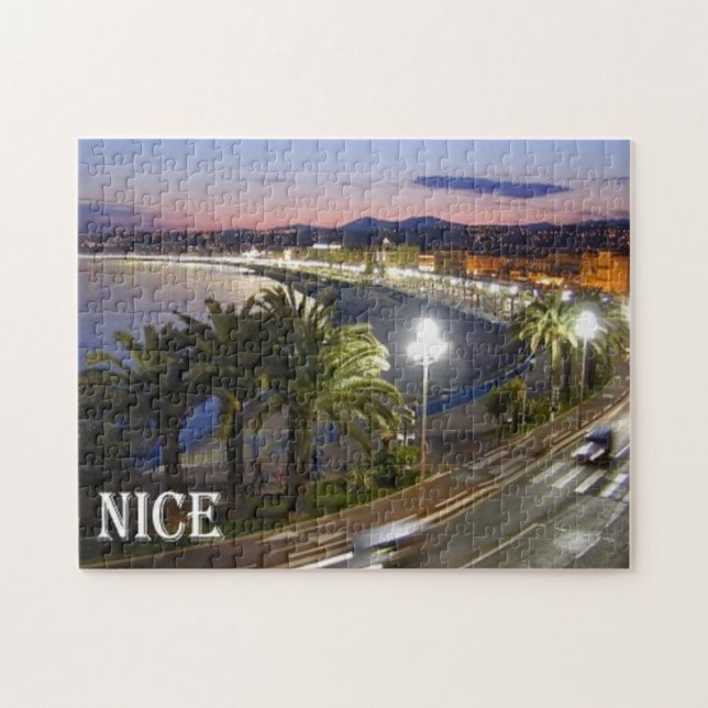 Frankreich - Côte d'Azur - Côte d'Azur - Puzzle (Horizontal)