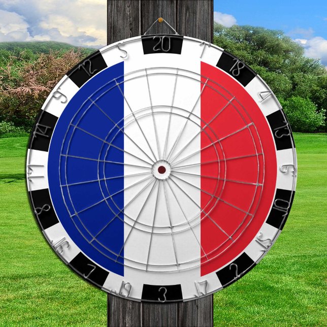 Frankreich Dartboard & French Flag / Game Board Dartscheibe (Von Creator hochgeladen)