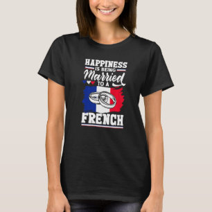 Frankreich: Das Glück der französischen Flagge ist T-Shirt