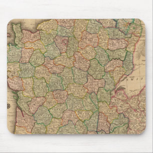 Frankreich, Departements Mousepad