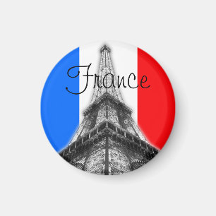Frankreich Eiffel Tower Round Magnet