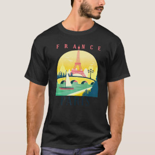 Frankreich Eiffelturm Pariser Stadt Französische S T-Shirt