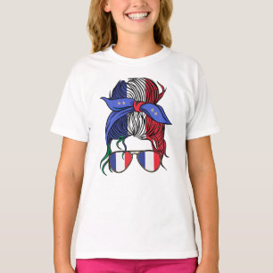 Frankreich ein unordentlicher Bug mit französische T-Shirt