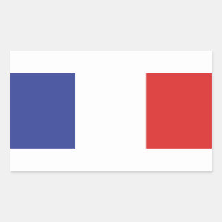 Frankreich erste französische Flagge: MFGA Rechteckiger Aufkleber