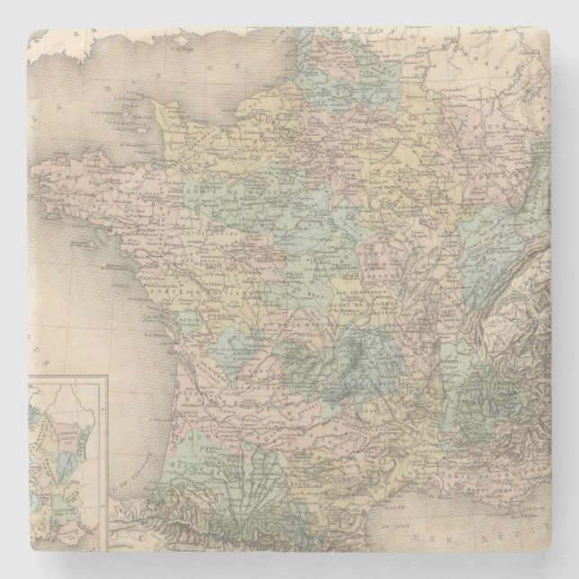 Frankreich Feodale Steinuntersetzer (Vorderseite)