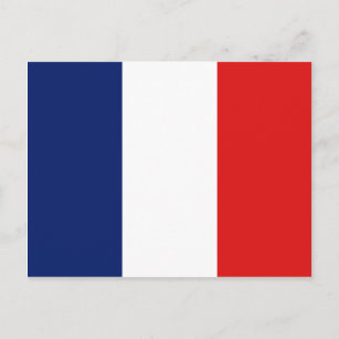 Frankreich Flag Postcard Postkarte