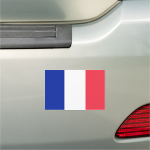Frankreich-Flagge Auto Magnet