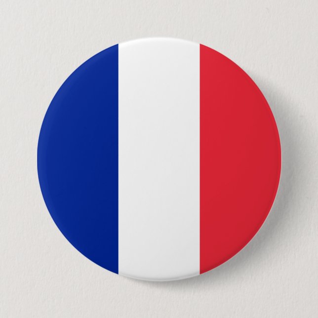Frankreich-Flagge Button (Vorderseite)