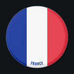 Frankreich Flagge Charming Patriotic Magnet<br><div class="desc">Die französische Flagge Charming Patriotic Magnet mit der französischen Flagge zeigte sich überall auf dem Magneten. Der Name des Landes ist in das Design am unteren Rand des Bildes eingebunden. Der Text kann mit der Funktion "Anpassen!" vollständig angepasst werden. Dieses schöne France Magnet ist das stilvolle Geschenk für jeden Anlass....</div>