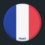 Frankreich Flagge Charming Patriotic Magnet<br><div class="desc">Die französische Flagge Charming Patriotic Magnet mit der französischen Flagge zeigte sich überall auf dem Magneten. Der Name des Landes ist in das Design am unteren Rand des Bildes eingebunden. Der Text kann mit der Funktion "Anpassen!" vollständig angepasst werden. Dieses schöne France Magnet ist das stilvolle Geschenk für jeden Anlass....</div>