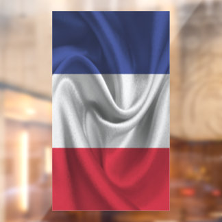 Frankreich-Flagge Fensteraufkleber