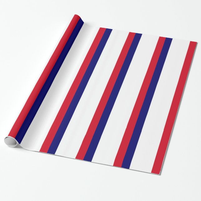 Frankreich-Flagge Geschenkpapier (Ungerollt)