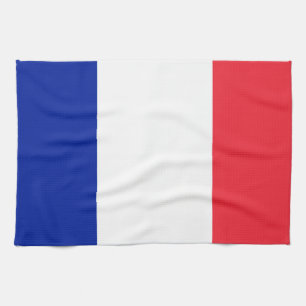 Frankreich-Flagge Geschirrtuch
