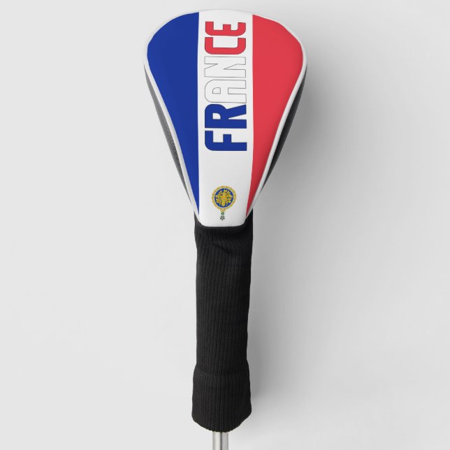 Frankreich Flagge Gorgetic Patriotic Golf Headcover (Vorderseite)