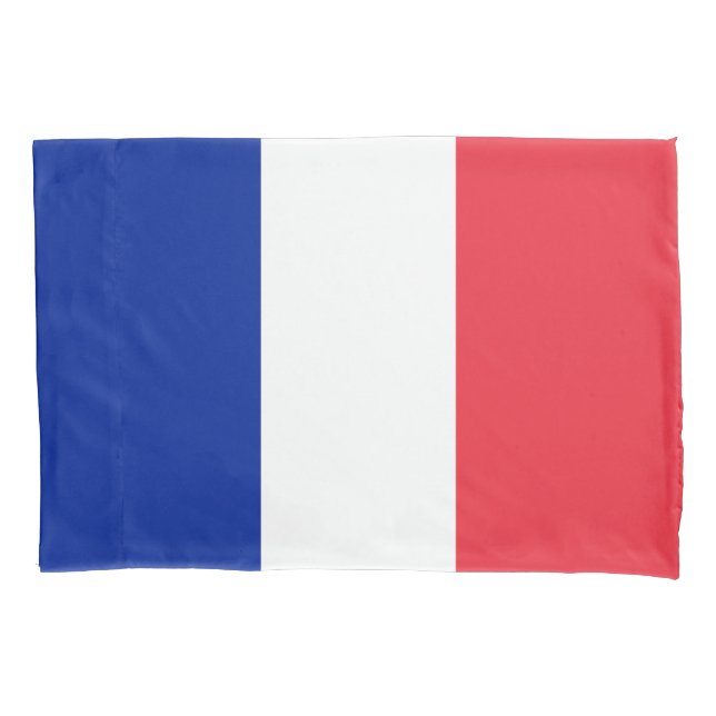 Frankreich-Flagge Kissenbezug (Vorderseite)