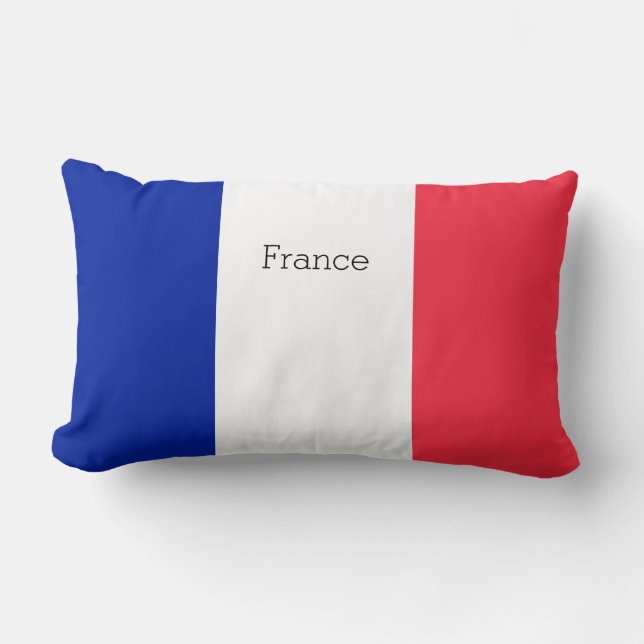 Frankreich-Flagge Lendenkissen (Vorderseite)
