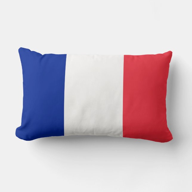 Frankreich-Flagge Lendenkissen (Vorderseite)