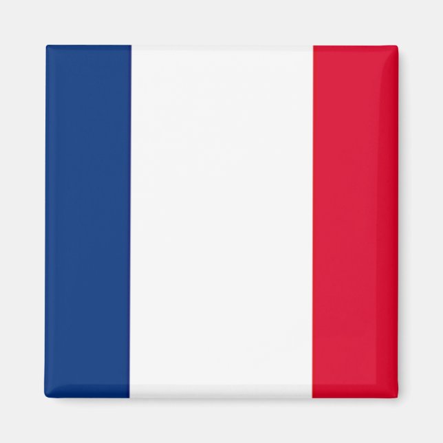 Frankreich-Flagge Magnet (Vorne)