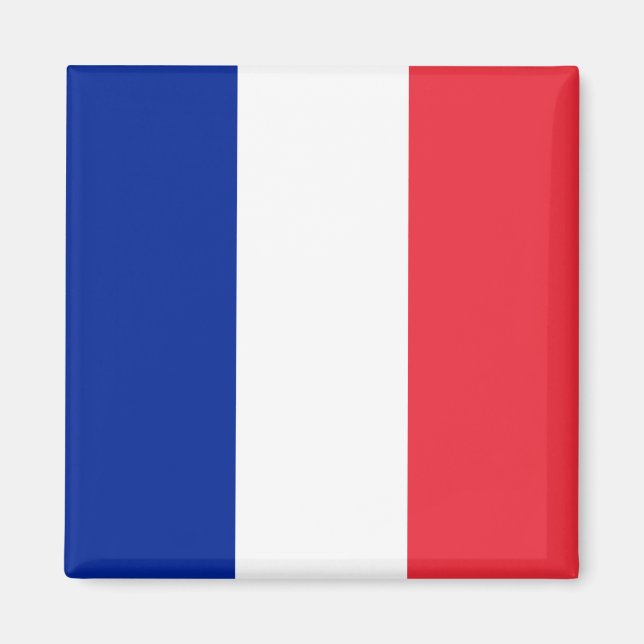 Frankreich-Flagge Magnet (Vorne)