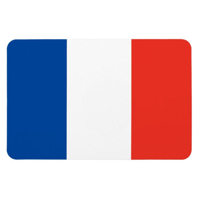 Frankreich-Flagge Magnet (Horizontal)
