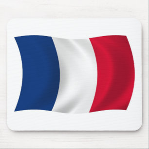 Frankreich-Flagge-Mauspad Mousepad