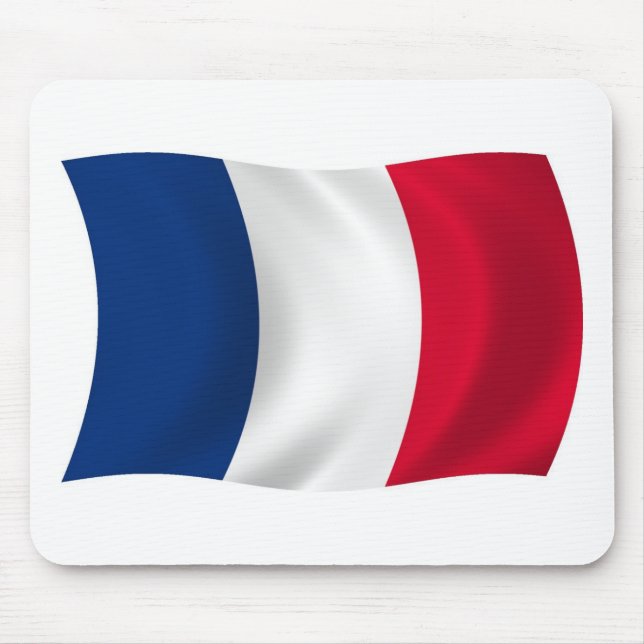 Frankreich-Flagge-Mauspad Mousepad (Vorne)