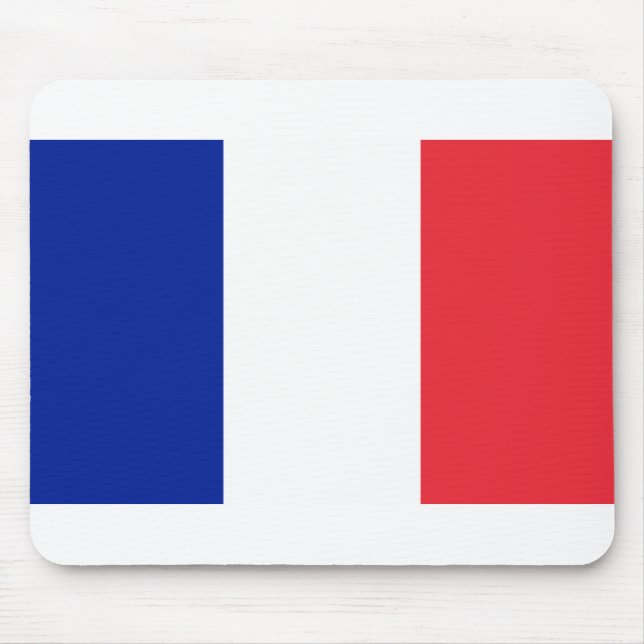 Frankreich-Flagge Mousepad (Vorne)