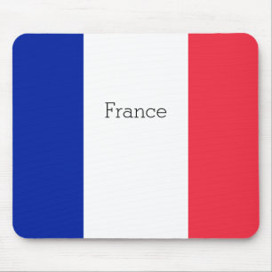 Frankreich-Flagge Mousepad