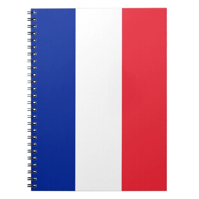 Frankreich-Flagge Notizblock (Vorderseite)