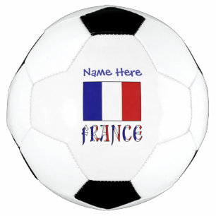 Frankreich-Flagge Personalisiert Fußball