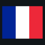 Frankreich-Flagge Poster<br><div class="desc">Frankreich-Flagge</div>