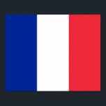 Frankreich-Flagge Poster<br><div class="desc">Frankreich-Flagge</div>