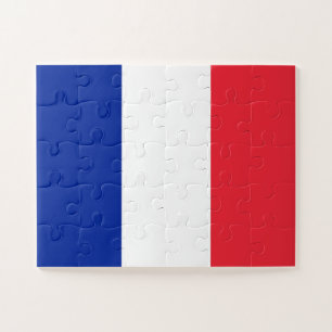 Frankreich-Flagge Puzzle